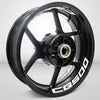 Dual Pack Inner Rim Tape Sticker Decal for Honda CB 500 - Motorcycle stickers and decals
