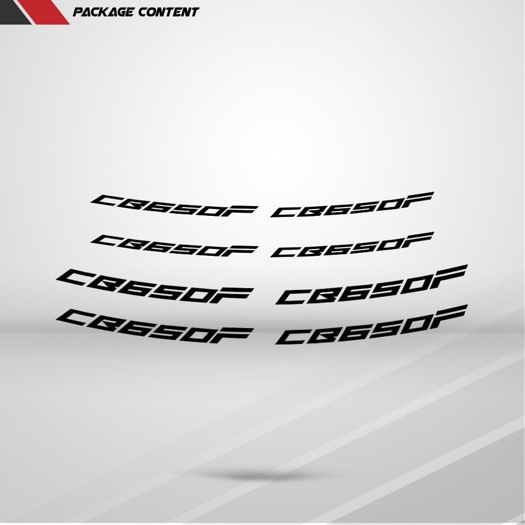 Dual Pack Inner Rim Tape Sticker Decal for Honda CB 650F - Motorcycle stickers and decals