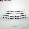 Dual Pack Inner Rim Tape Sticker Decal for Honda CB 750 - Motorcycle stickers and decals