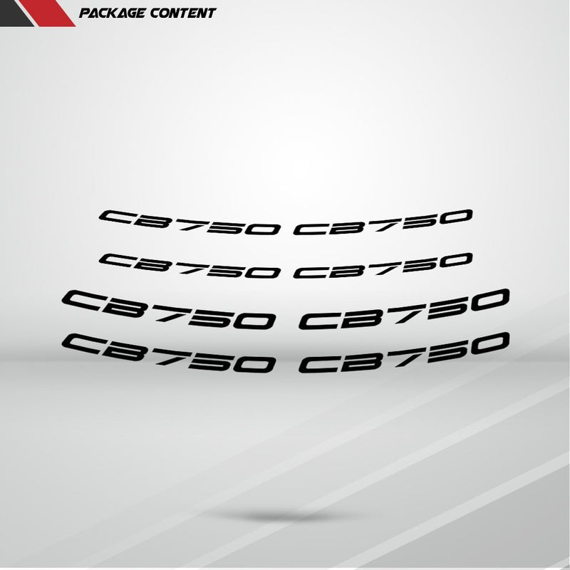 Dual Pack Inner Rim Tape Sticker Decal for Honda CB 750 - Motorcycle stickers and decals