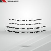 Dual Pack Inner Rim Tape Sticker Decal for Honda CB 750F - Motorcycle stickers and decals