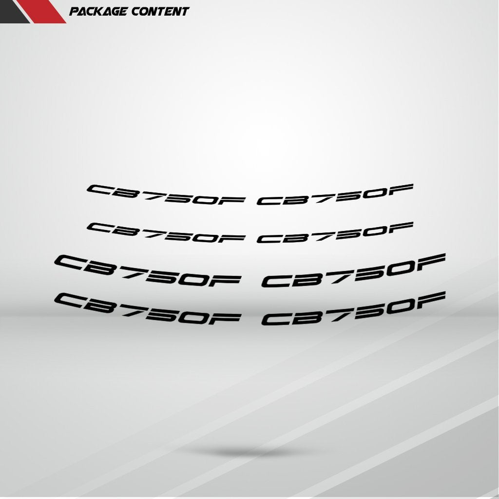 Dual Pack Inner Rim Tape Sticker Decal for Honda CB 750F - Motorcycle stickers and decals