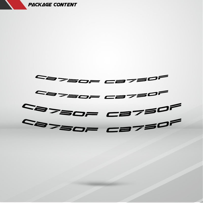 Dual Pack Inner Rim Tape Sticker Decal for Honda CB 750F - Motorcycle stickers and decals
