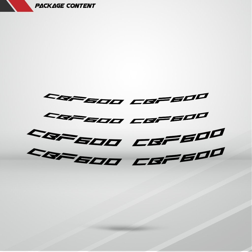 Dual Pack Inner Rim Tape Sticker Decal for Honda CBF 600 - Stickman Vinyls