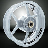 Dual Pack Inner Rim Tape Sticker Decal for Honda CBR 1100 - Motorcycle stickers and decals