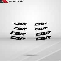 Dual Pack Inner Rim Tape Sticker Decal for Honda CBR - Motorcycle stickers and decals