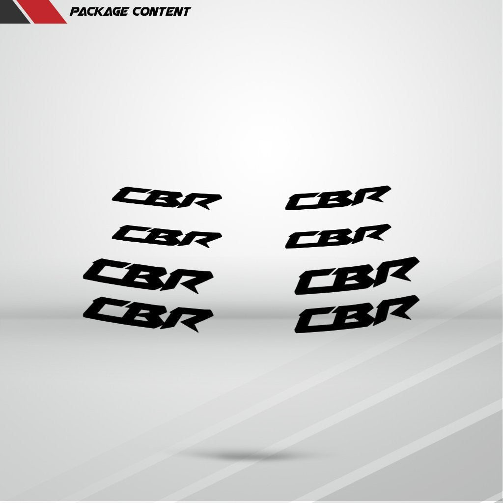 Dual Pack Inner Rim Tape Sticker Decal for Honda CBR - Motorcycle stickers and decals