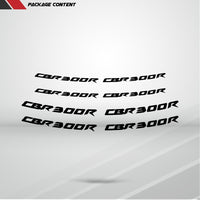 Dual Pack Inner Rim Tape Sticker Decal for Honda CBR 300R - Motorcycle stickers and decals