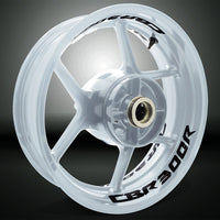 Dual Pack Inner Rim Tape Sticker Decal for Honda CBR 300R - Motorcycle stickers and decals