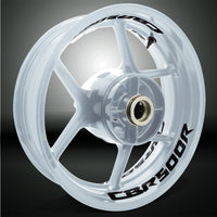 Dual Pack Inner Rim Tape Sticker Decal for Honda CBR 500R - Motorcycle stickers and decals