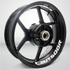Dual Pack Inner Rim Tape Sticker Decal for Honda CBR 500R - Motorcycle stickers and decals