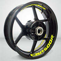 Dual Pack Inner Rim Tape Sticker Decal for Honda CBR 500R - Motorcycle stickers and decals