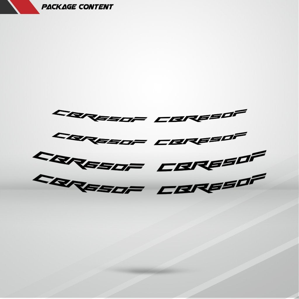 Dual Pack Inner Rim Tape Sticker Decal for Honda CBR 650F - Motorcycle stickers and decals