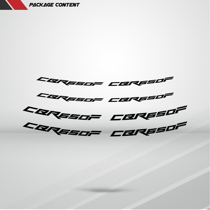 Dual Pack Inner Rim Tape Sticker Decal for Honda CBR 650F - Motorcycle stickers and decals