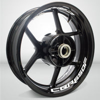 Dual Pack Inner Rim Tape Sticker Decal for Honda CBR 650F - Motorcycle stickers and decals