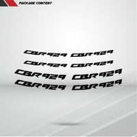 Dual Pack Inner Rim Tape Sticker Decal for Honda CBR 929 - Motorcycle stickers and decals