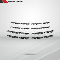 Dual Pack Inner Rim Tape Sticker Decal for Honda Firestorm - Motorcycle stickers and decals