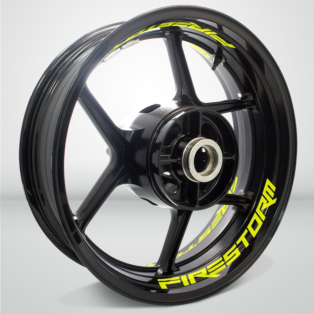 Dual Pack Inner Rim Tape Sticker Decal for Honda Firestorm - Motorcycle stickers and decals