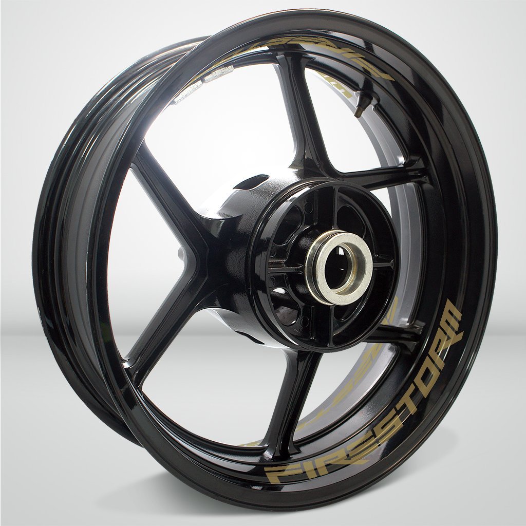 Dual Pack Inner Rim Tape Sticker Decal for Honda Firestorm - Motorcycle stickers and decals