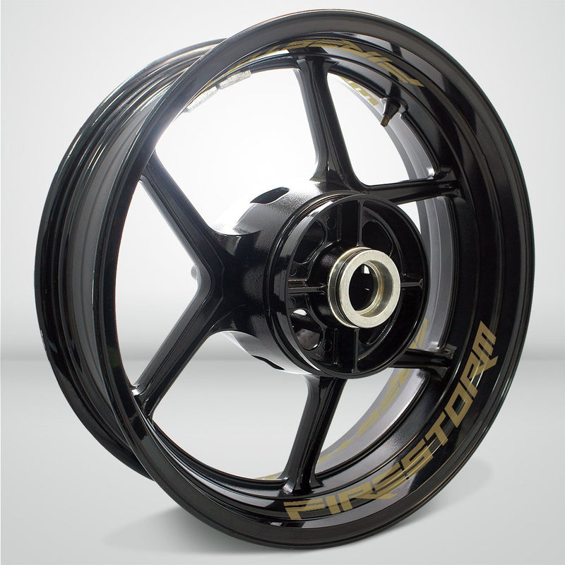 Dual Pack Inner Rim Tape Sticker Decal for Honda Firestorm - Motorcycle stickers and decals