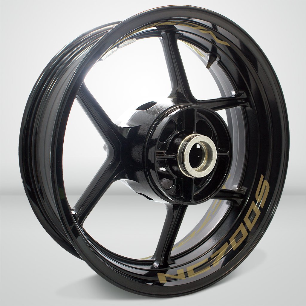 Dual Pack Inner Rim Tape Sticker Decal for Honda NC 700S - Motorcycle stickers and decals