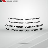 Dual Pack Inner Rim Tape Sticker Decal for Honda NC 700S - Motorcycle stickers and decals