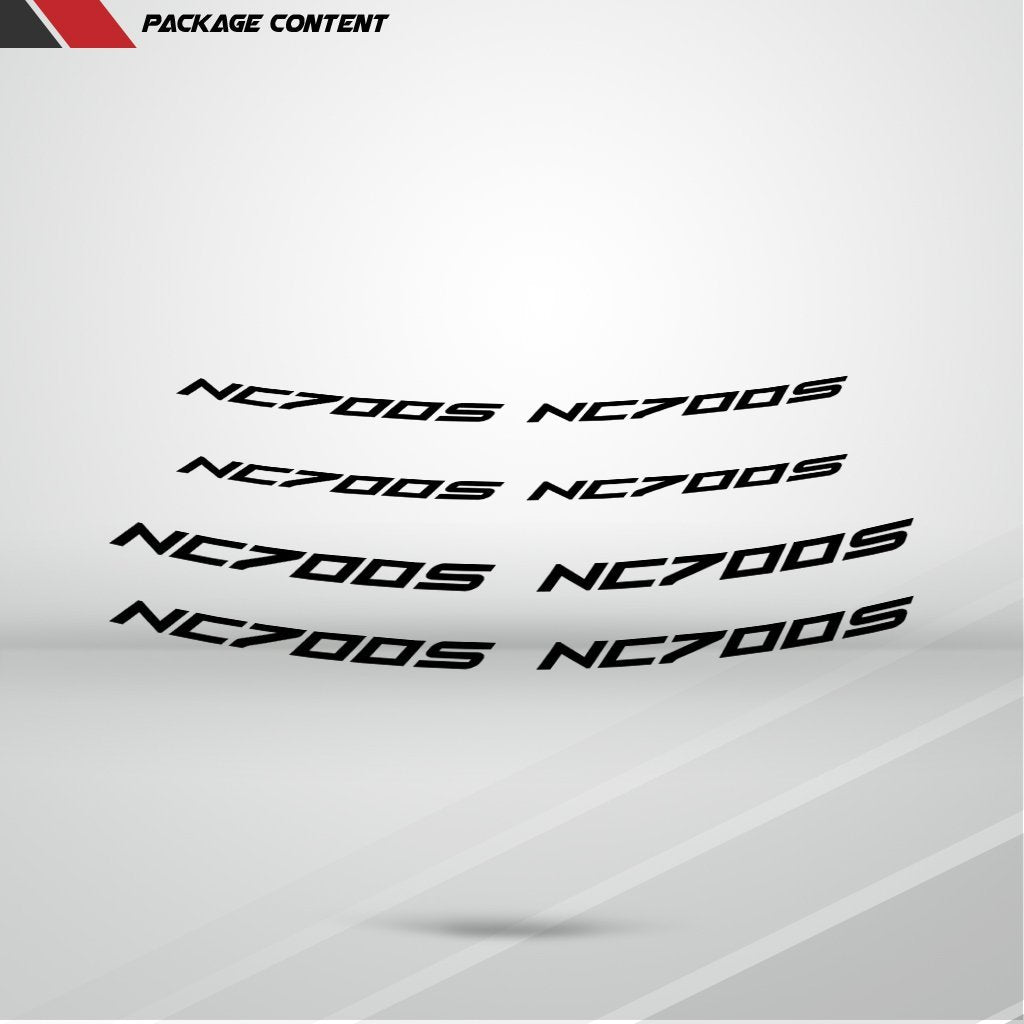 Dual Pack Inner Rim Tape Sticker Decal for Honda NC 700S - Motorcycle stickers and decals