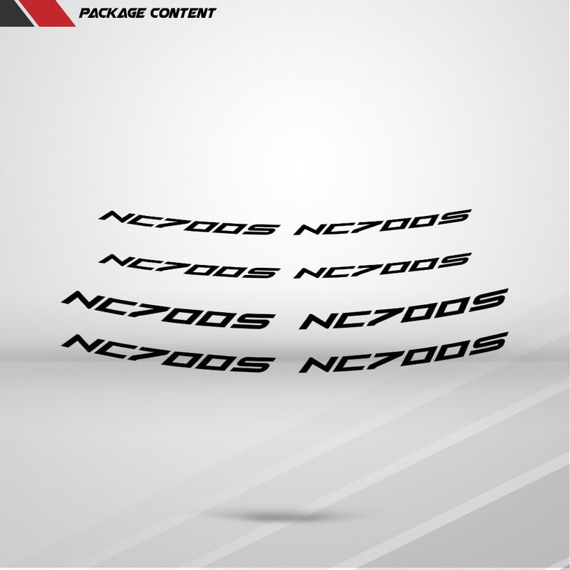 Dual Pack Inner Rim Tape Sticker Decal for Honda NC 700S - Motorcycle stickers and decals