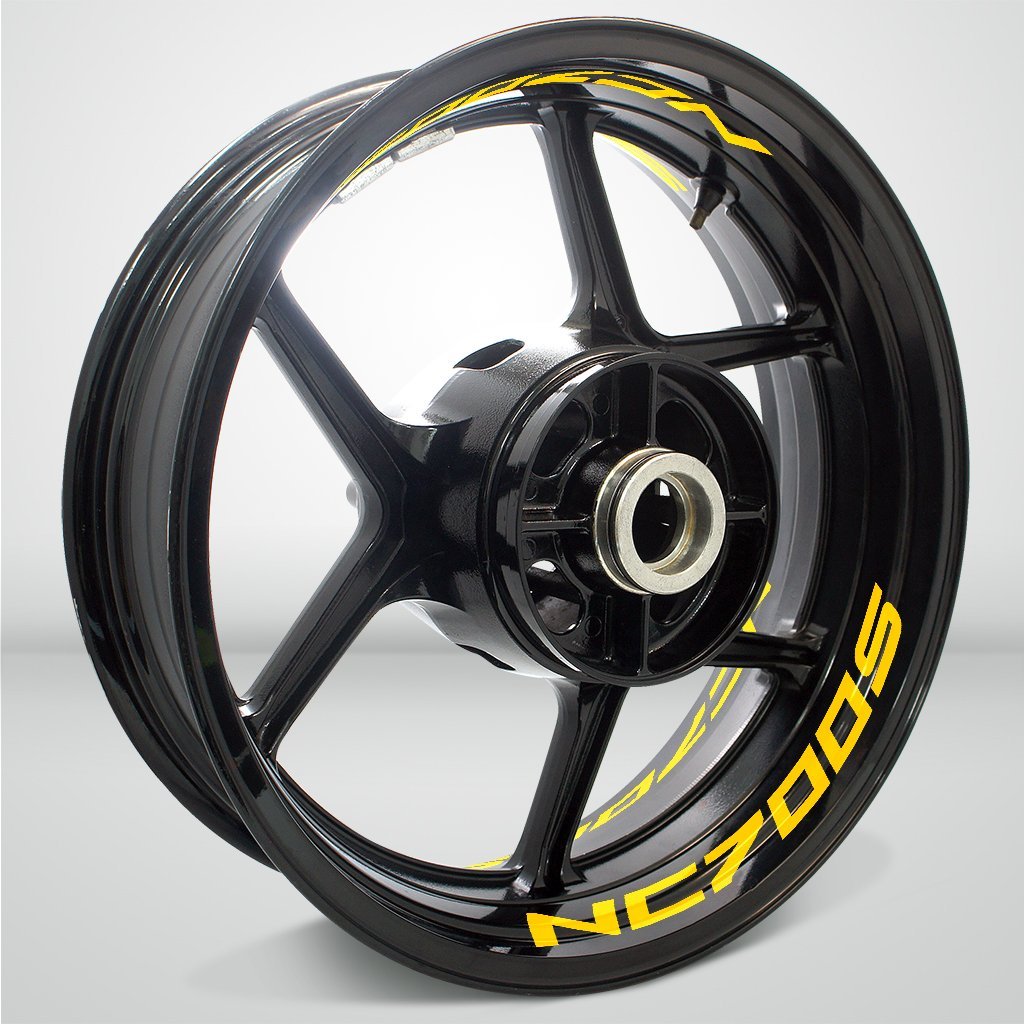 Dual Pack Inner Rim Tape Sticker Decal for Honda NC 700S - Motorcycle stickers and decals