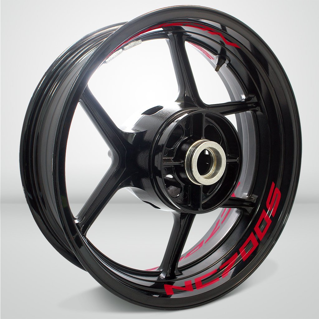 Dual Pack Inner Rim Tape Sticker Decal for Honda NC 700S - Motorcycle stickers and decals