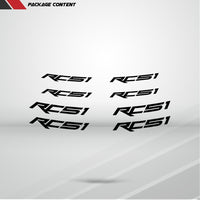 Dual Pack Inner Rim Tape Sticker Decal for Honda RC51 - Motorcycle stickers and decals