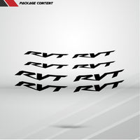 Dual Pack Inner Rim Tape Sticker Decal for Honda RVT - Motorcycle stickers and decals