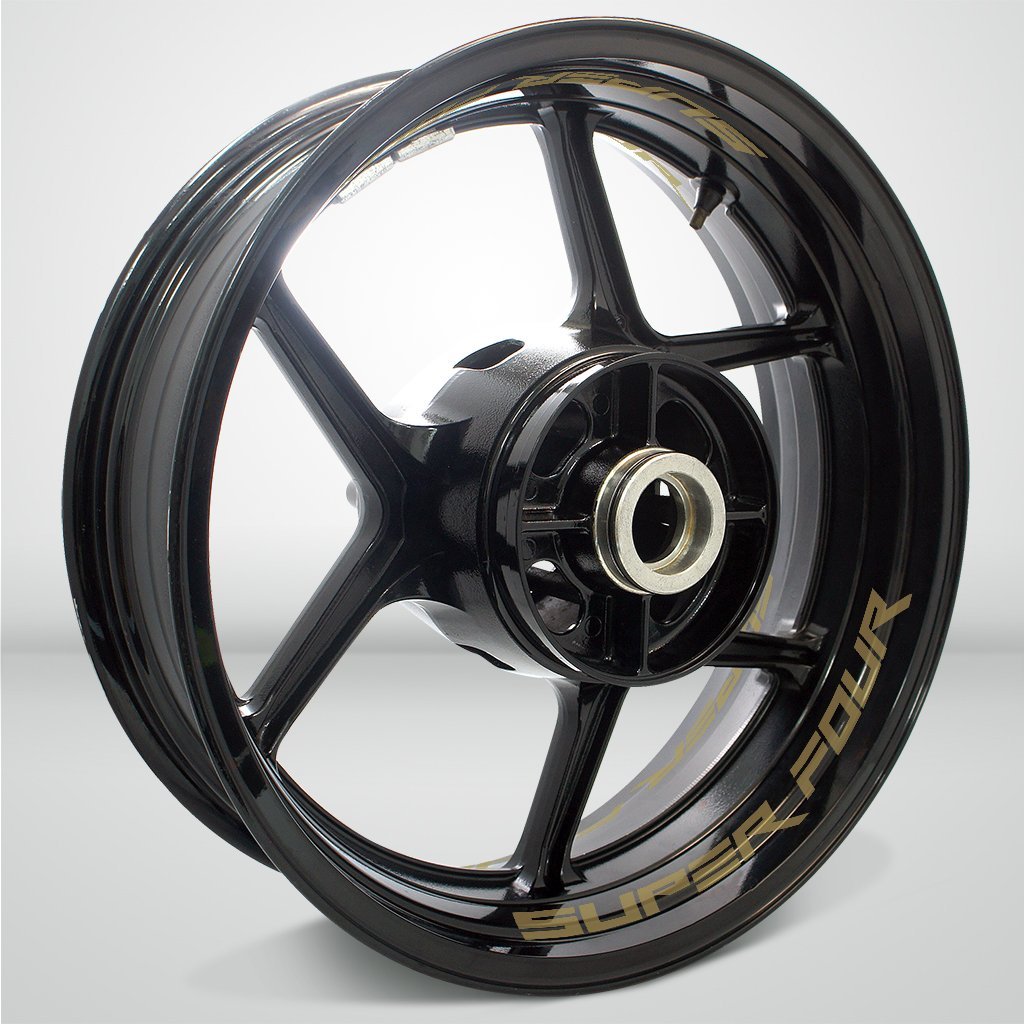 Dual Pack Inner Rim Tape Sticker Decal for Honda Super Four - Motorcycle stickers and decals