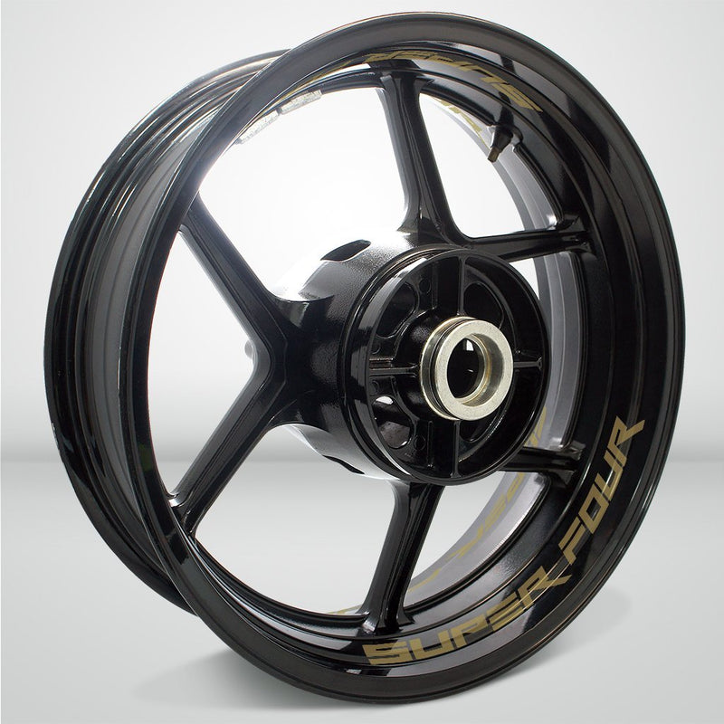 Dual Pack Inner Rim Tape Sticker Decal for Honda Super Four - Motorcycle stickers and decals