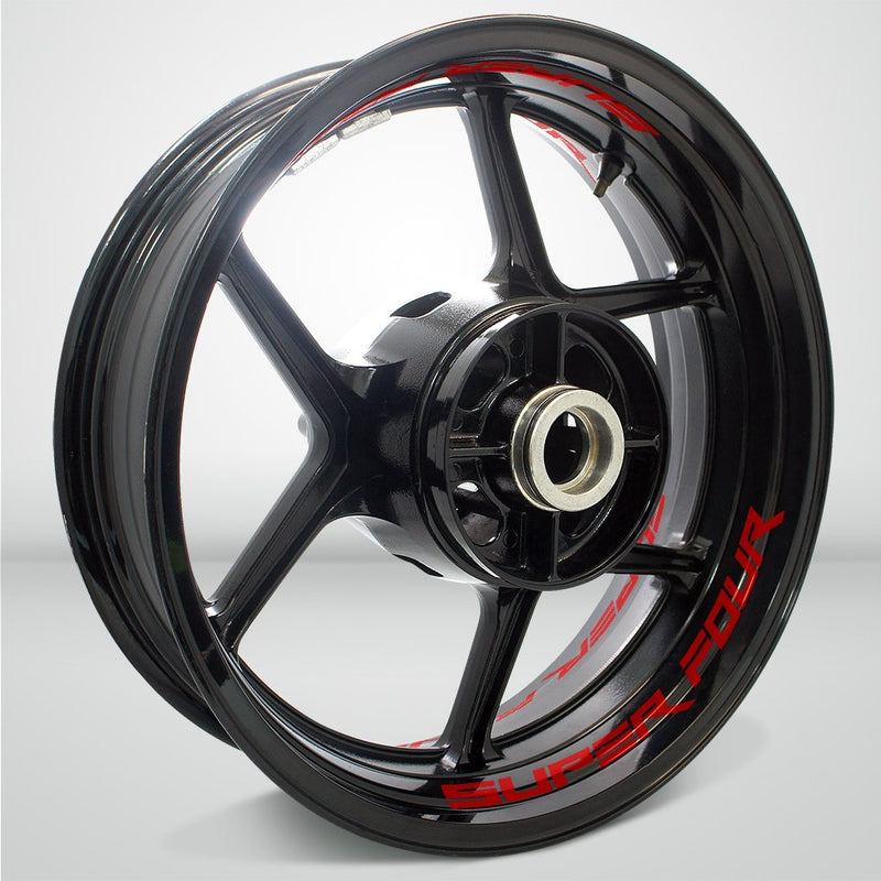 Dual Pack Inner Rim Tape Sticker Decal for Honda Super Four - Motorcycle stickers and decals