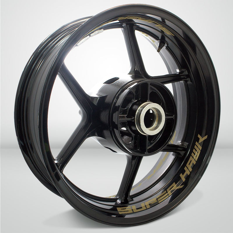 Dual Pack Inner Rim Tape Sticker Decal for Honda Super Hawk - Motorcycle stickers and decals