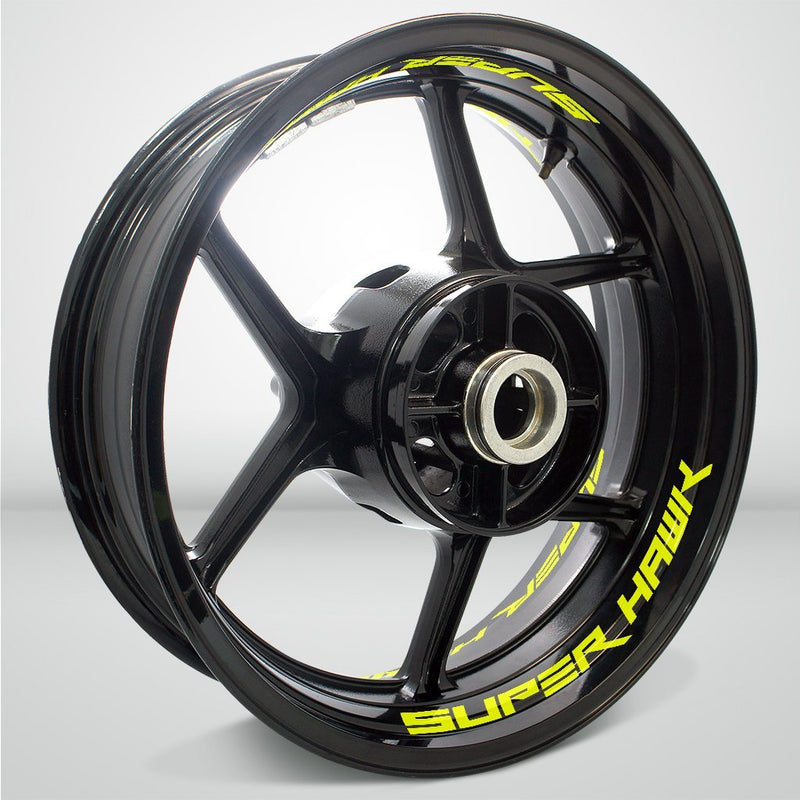 Dual Pack Inner Rim Tape Sticker Decal for Honda Super Hawk - Motorcycle stickers and decals