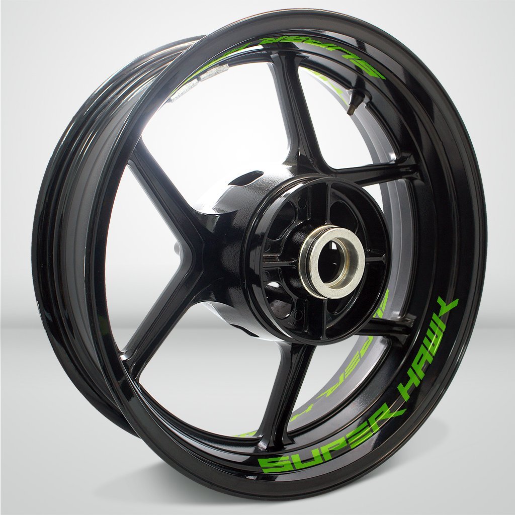 Dual Pack Inner Rim Tape Sticker Decal for Honda Super Hawk - Motorcycle stickers and decals