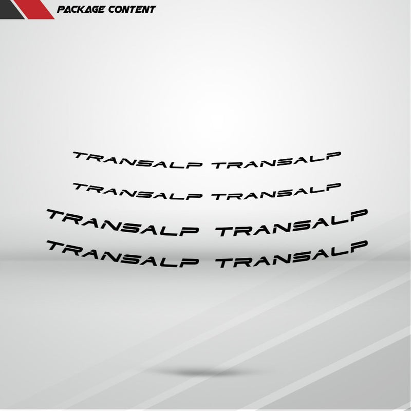 Dual Pack Inner Rim Tape Sticker Decal for Honda Transalp - Motorcycle stickers and decals