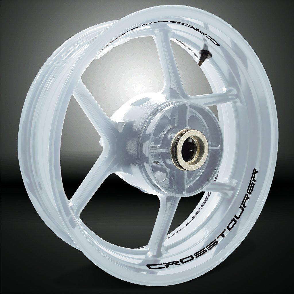 Dual Pack Inner Rim Tape Sticker Decal for Honda VFR 1200X Crosstourer - Motorcycle stickers and decals