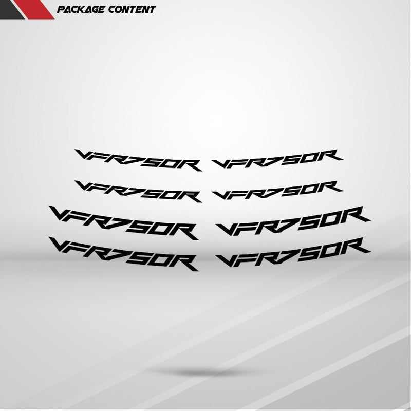 Dual Pack Inner Rim Tape Sticker Decal for Honda VFR 750R - Motorcycle stickers and decals