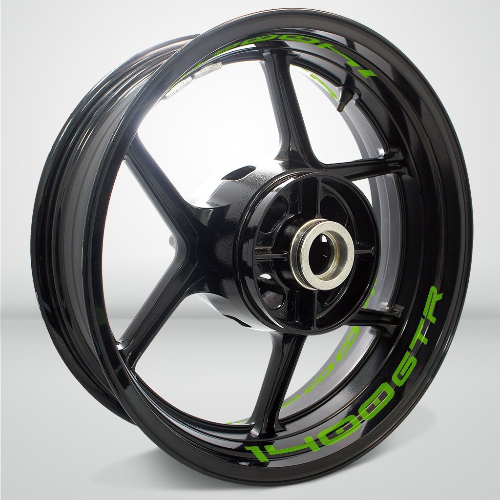 Dual Pack Inner Rim Tape Sticker Decal for Kawasaki 1400 GTR - Motorcycle stickers and decals