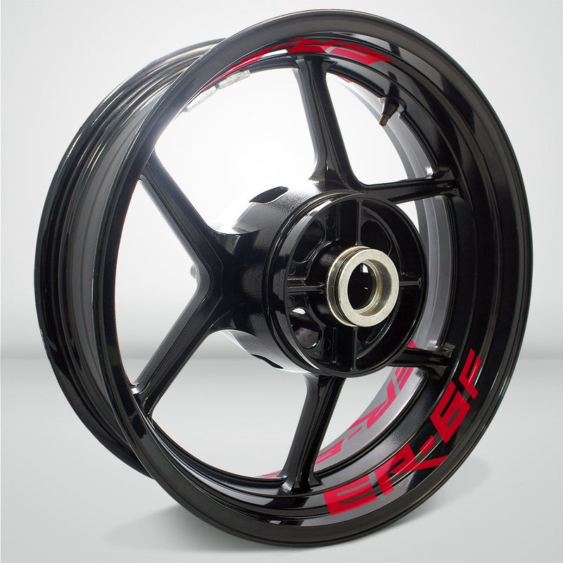 Dual Pack Inner Rim Tape Sticker Decal for Kawasaki ER6F - Motorcycle stickers and decals
