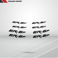 Dual Pack Inner Rim Tape Sticker Decal for Kawasaki ER6F - Motorcycle stickers and decals