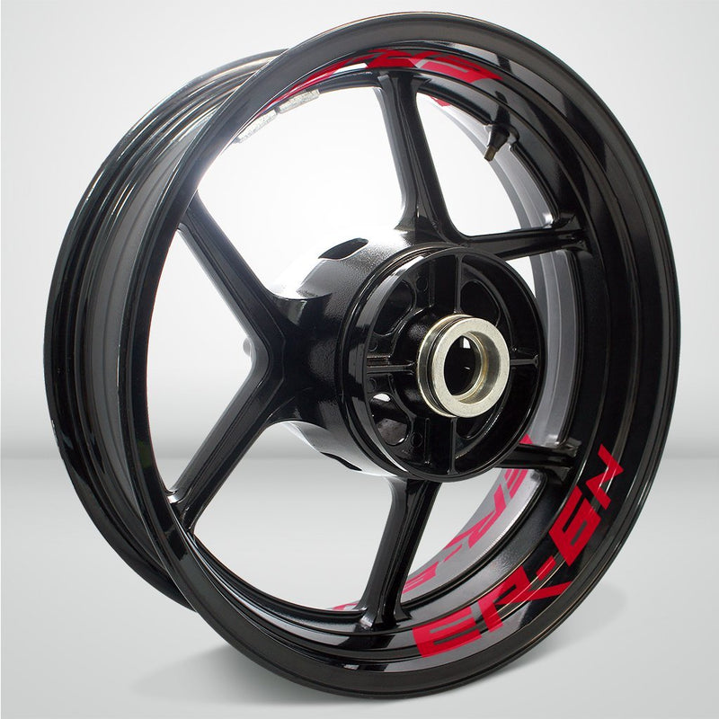 Dual Pack Inner Rim Tape Sticker Decal for Kawasaki ER6N - Motorcycle stickers and decals