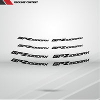 Dual Pack Inner Rim Tape Sticker Decal for Kawasaki GPZ 1000RX - Motorcycle stickers and decals