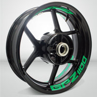 Dual Pack Inner Rim Tape Sticker Decal for Kawasaki GPZ 1100 - Motorcycle stickers and decals
