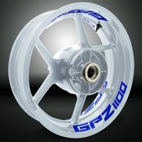 Dual Pack Inner Rim Tape Sticker Decal for Kawasaki GPZ 1100 - Motorcycle stickers and decals