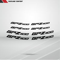 Dual Pack Inner Rim Tape Sticker Decal for Kawasaki GPZ 1100 - Motorcycle stickers and decals