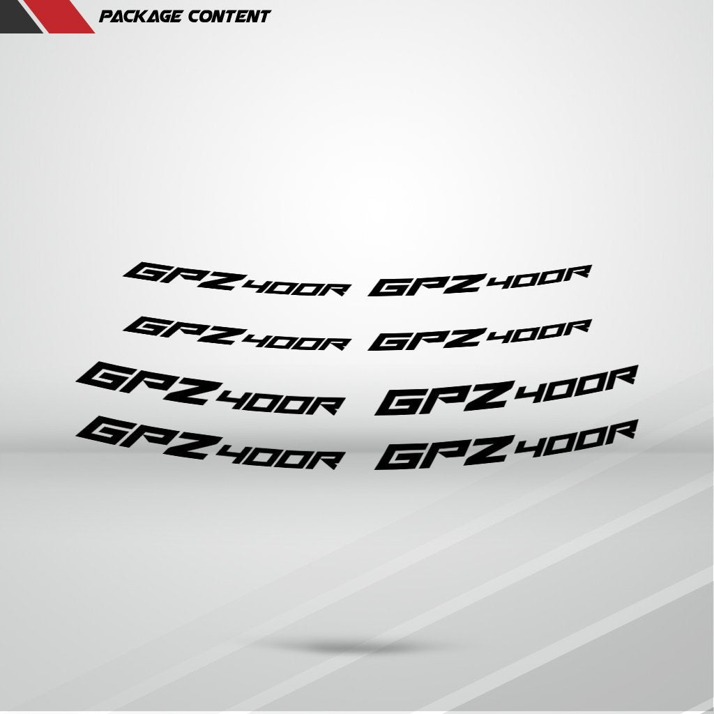 Dual Pack Inner Rim Tape Sticker Decal for Kawasaki GPZ 400R - Stickman Vinyls